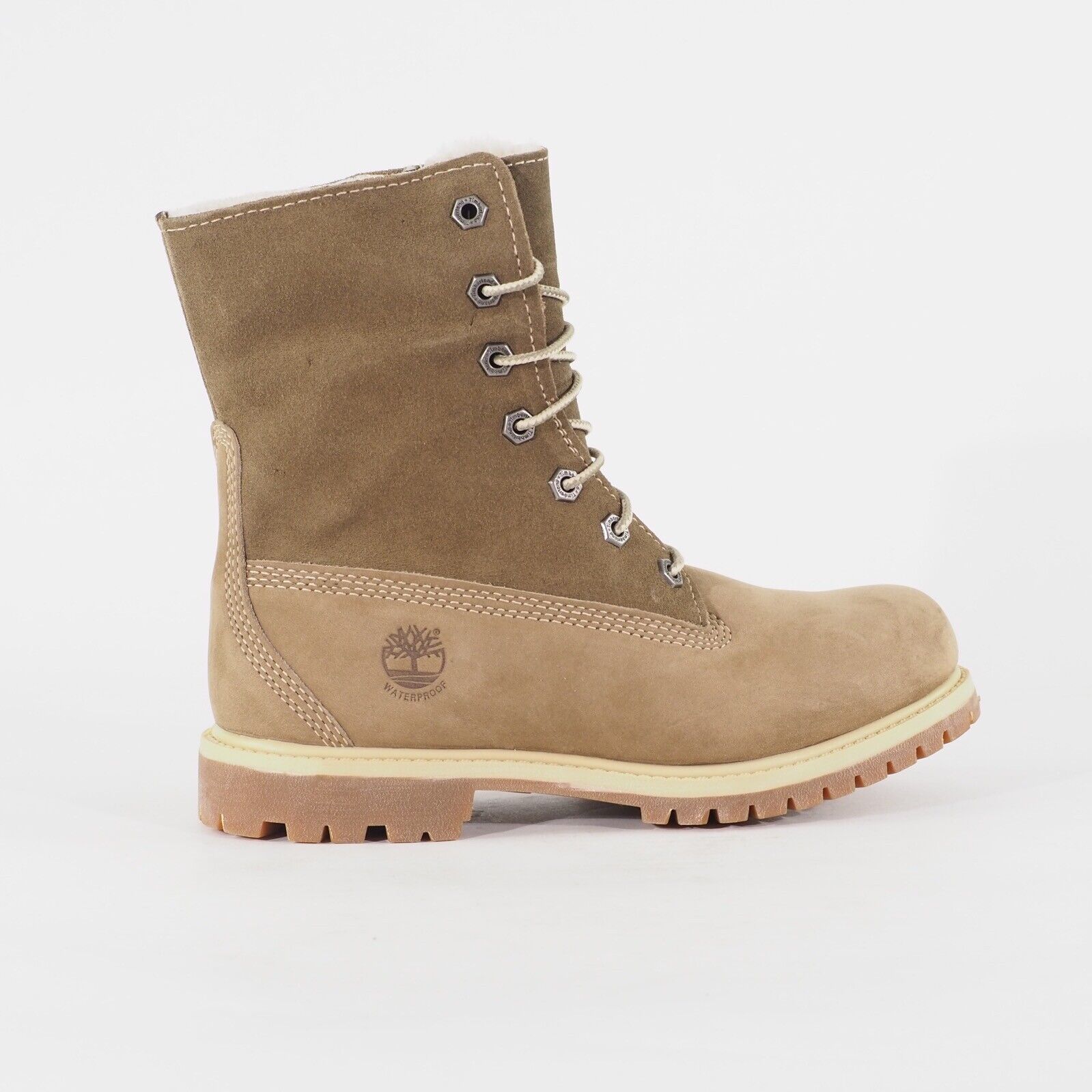 Timberland teddy fleece fold store down boots