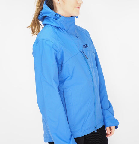 Womens Jack Wolfskin Arroyo 1104931 Peacock Blue Waterproof Warm Winter Jacket