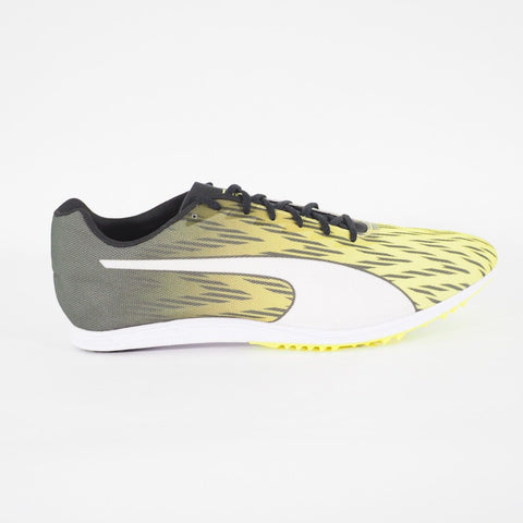 Mens Puma EvoSpeed Distance 7 189545 03 Yellow Black Lace Running Sports Shoes