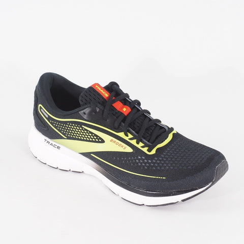 Mens Brooks Trace 2 110388 1D 025 Black Walking Sports Lace Up Running Trainers