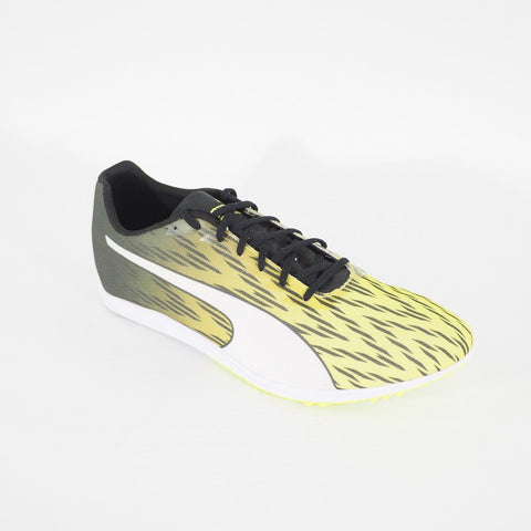 Mens Puma EvoSpeed Distance 7 189545 03 Yellow Black Lace Running Sports Shoes