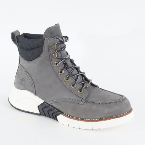 Mens Timberland MTCR MOC Toe A25R4 Grey Leather Casual Walking Lace Up Boots