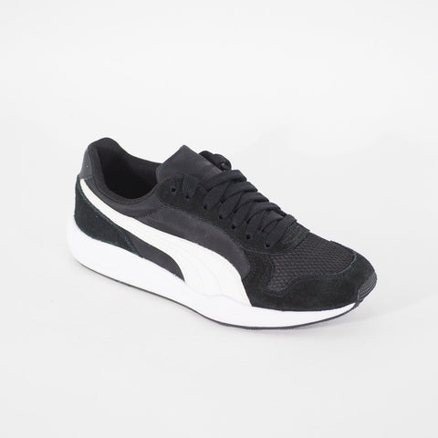 Womens Puma St Runner Plus 359879 Black/White Textile Lace Casual Walking Shoes