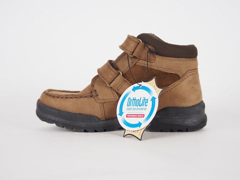 Boys Timberland Earthkeepers Chukka 30777 Brown Leather Strap Winter Boots