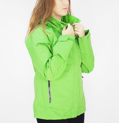 Womens Jack Wolfskin Supercell 1106231 Basil Green Waterproof Hiking Jacket