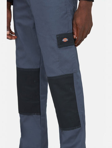 Mens Dickies Everyday Grey Black Work Strong Trousers