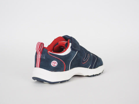 Boys Timberland Trailfinder 51771 Navy Leather Casual Kids Sports Shoes Trainers