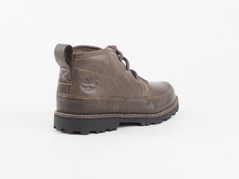 Boys Timberland Asphalt Trail 80740 Brown Leather Lace Up Chukka Boots