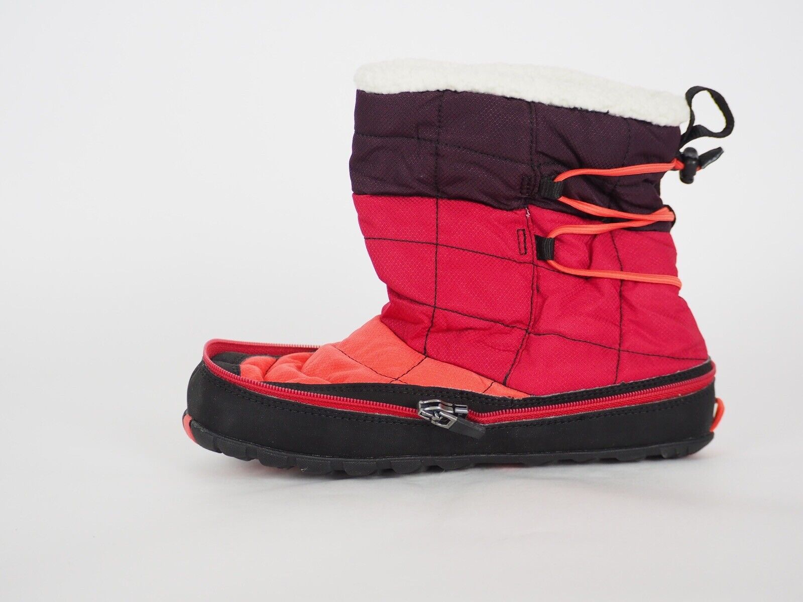 Womens Timberland EK Radler 1624R Red Leather Pull Up Casual Warm Snow Boots