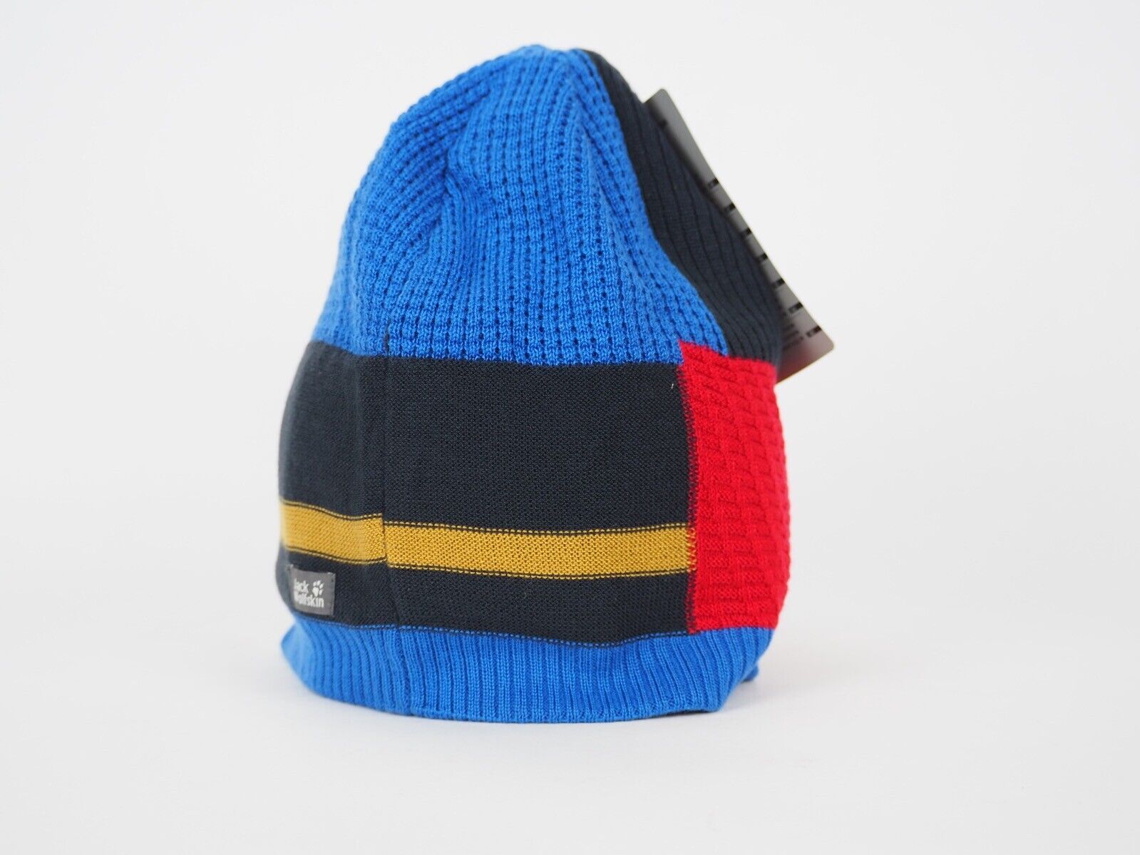 Kids Jack Wolfskin Stormlock Patch Cap 1908081 Night Blue Beanie Warm Winter Hat