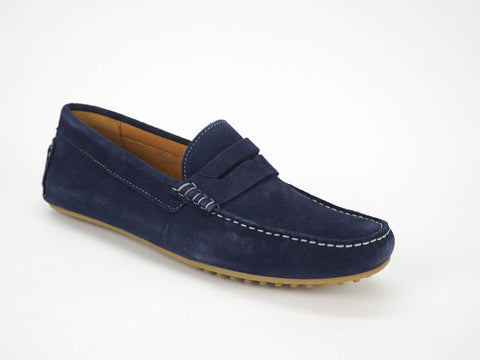 Mens Hackett London Richmond Driver HMS20780 Navy Moccassins Formal Shoes UK 7