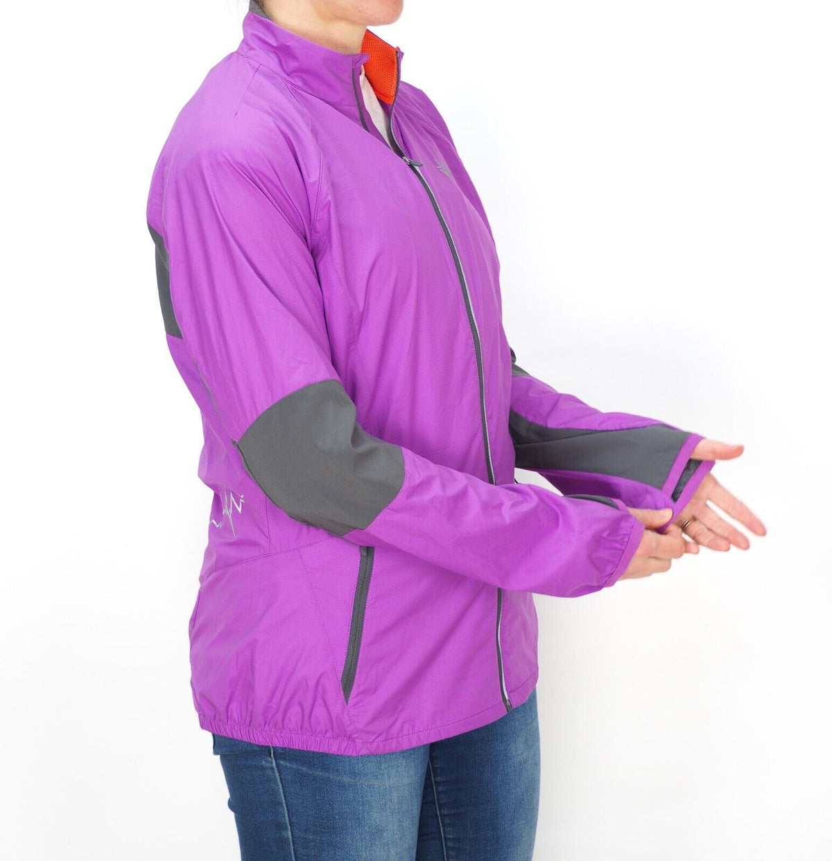 Womens Jack Wolfskin Exhalation Flyweight 1303061 Hyacinth Light Active Jacket