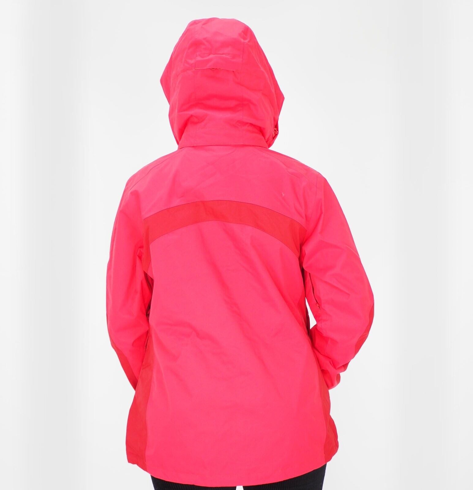 Womens Jack Wolfskin Topaz 1104822 Hibiscus Red Waterproof Warm Hikikng Jacket