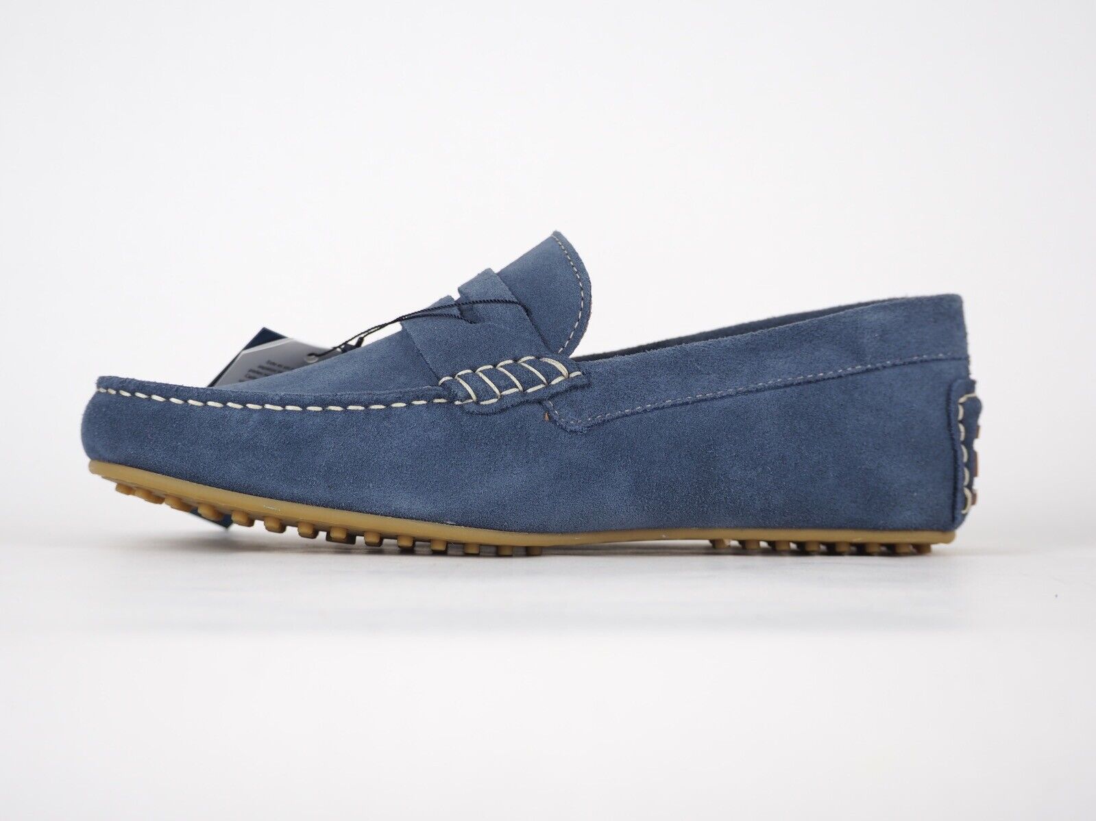 Mens Hackett London Richmond Driver HMS20780 Blue Moccassins Slip On Shoes UK 6