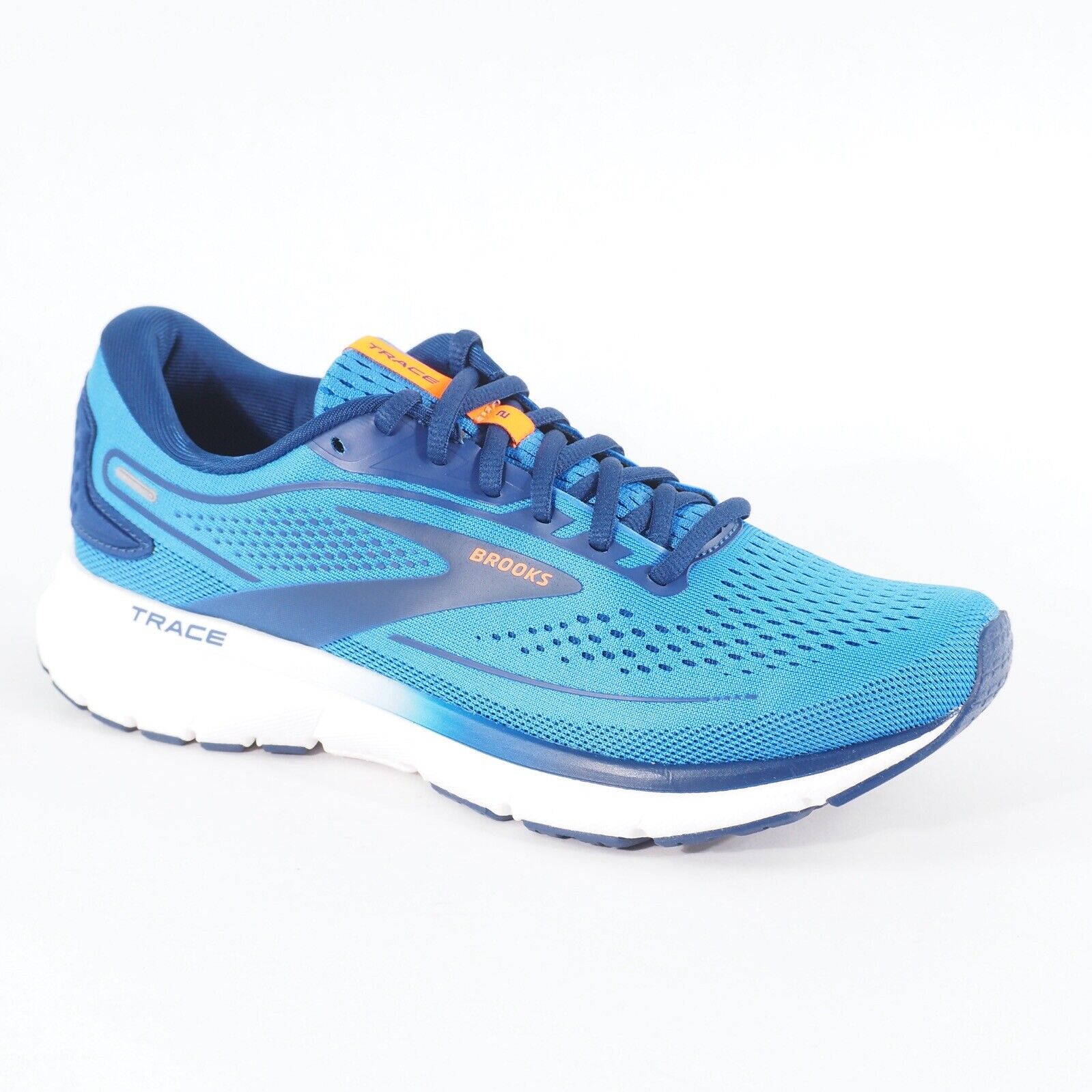 Mens Brooks Trace 2 Blue 110388 1D 477 Walking Sports Light Running  Trainers