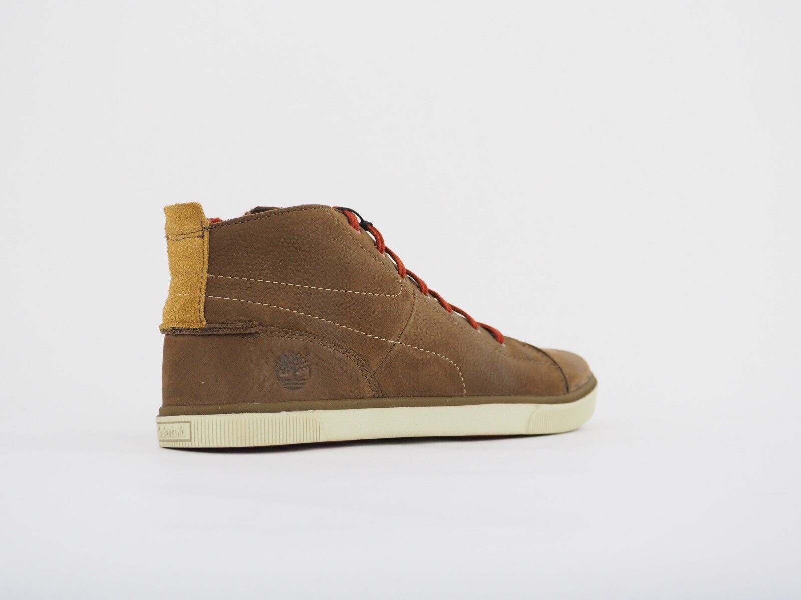 Junior Timberland EK Hookset Camp 8790R Brown Leather Side Zip Chukka Boots