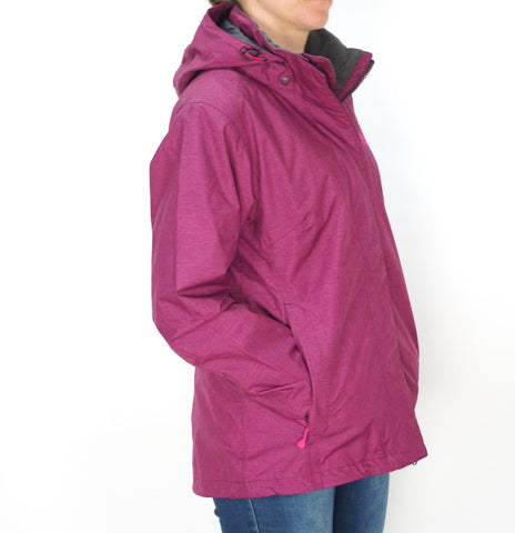 Womens Jack Wolfskin Texapore Hea 5008641 Dark Berry Waterproof Hiking Jacket