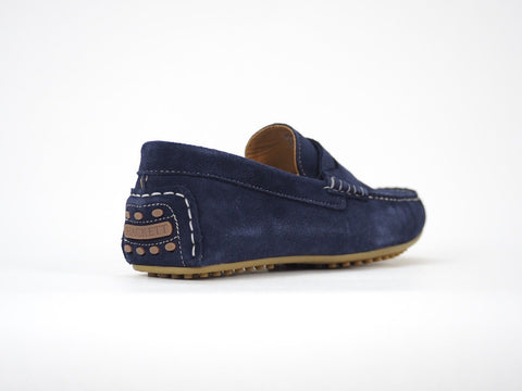 Mens Hackett London Richmond Driver HMS20780 Navy Moccassins Formal Shoes UK 7