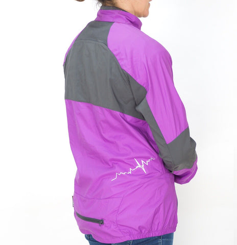 Womens Jack Wolfskin Exhalation Flyweight 1303061 Hyacinth Light Active Jacket