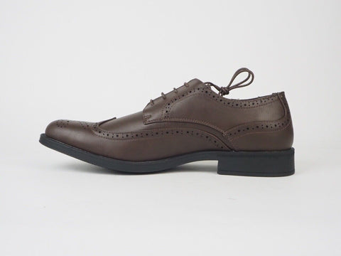 Mens Farah Sherbourne FAC0008 Brown Lace Up Brogue Shoes