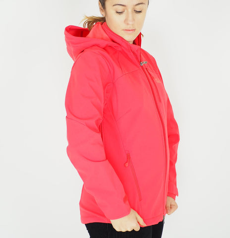 Womens Jack Wolfskin Stormraker 1302241 Hibiscus Red Windproof Hiking Jacket