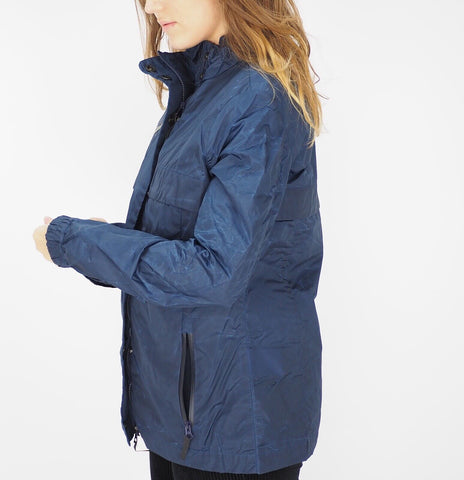 Womens Jack Wolfskin Stormlock 1305021 Midnight Blue Warm Windbreaker Jacket