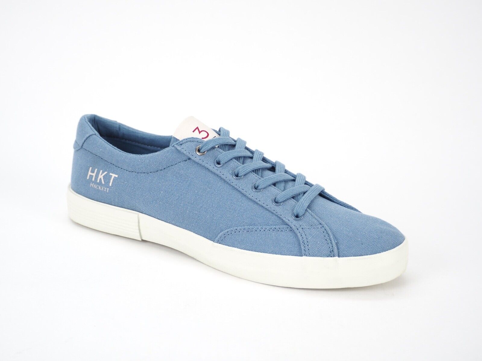 Mens Hackett LondonCanvas Sneaker HMS20824 Blue Lightweight Casual Shoes UK 6