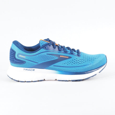 Mens Brooks Trace 2 Blue 110388 1D 477 Walking Sports Light Running  Trainers