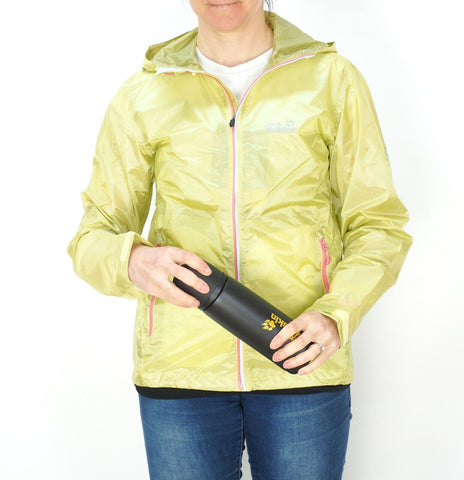 Womens Jack Wolfskin Advanced Active Trail 5006301 Lemonade Zip Up Light Jacket