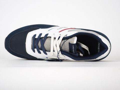 Mens Hackett London Pro Team Runner HMS20702 Navy / White Sorts Trainers UK 11