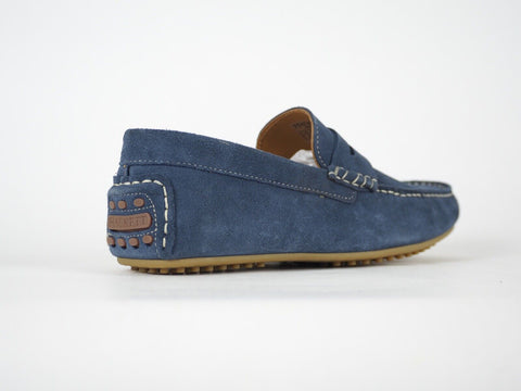 Mens Hackett London Richmond Driver HMS20780 Blue Moccassins Slip On Shoes UK 6