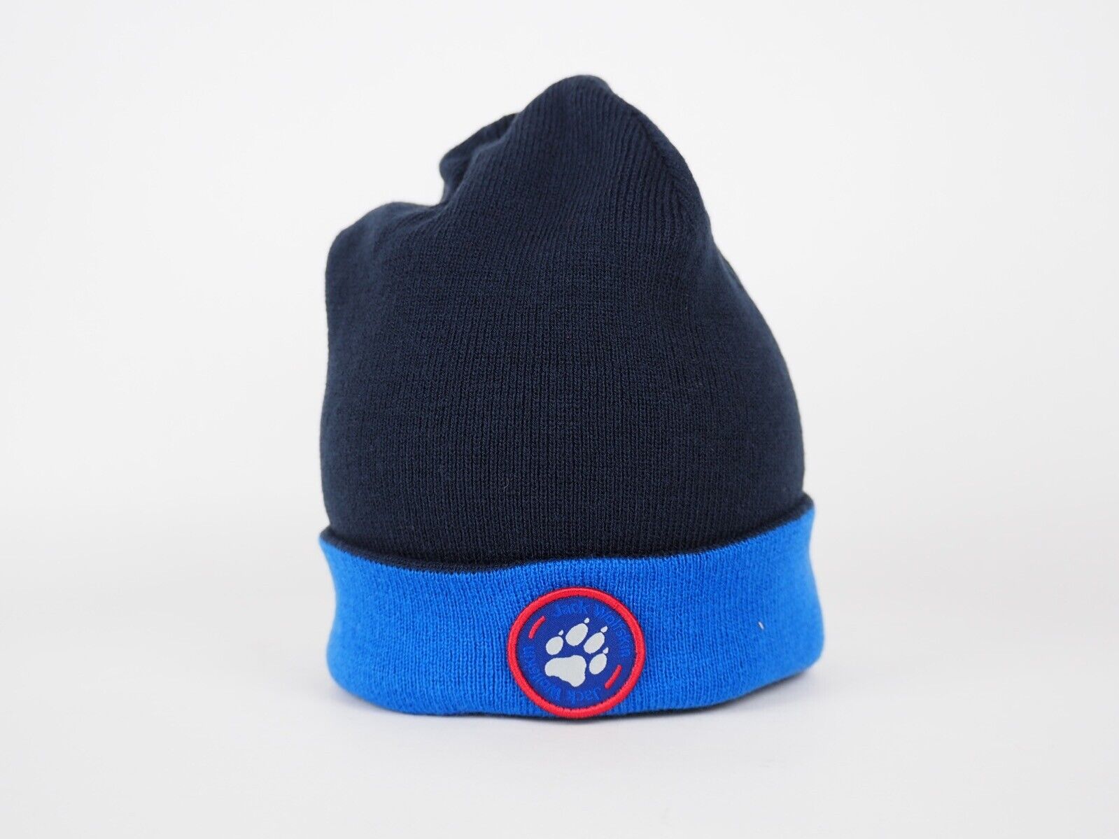 Kids Jack Wolfskin Paw Rib 1907321 Night Blue Rib Beanie Hat