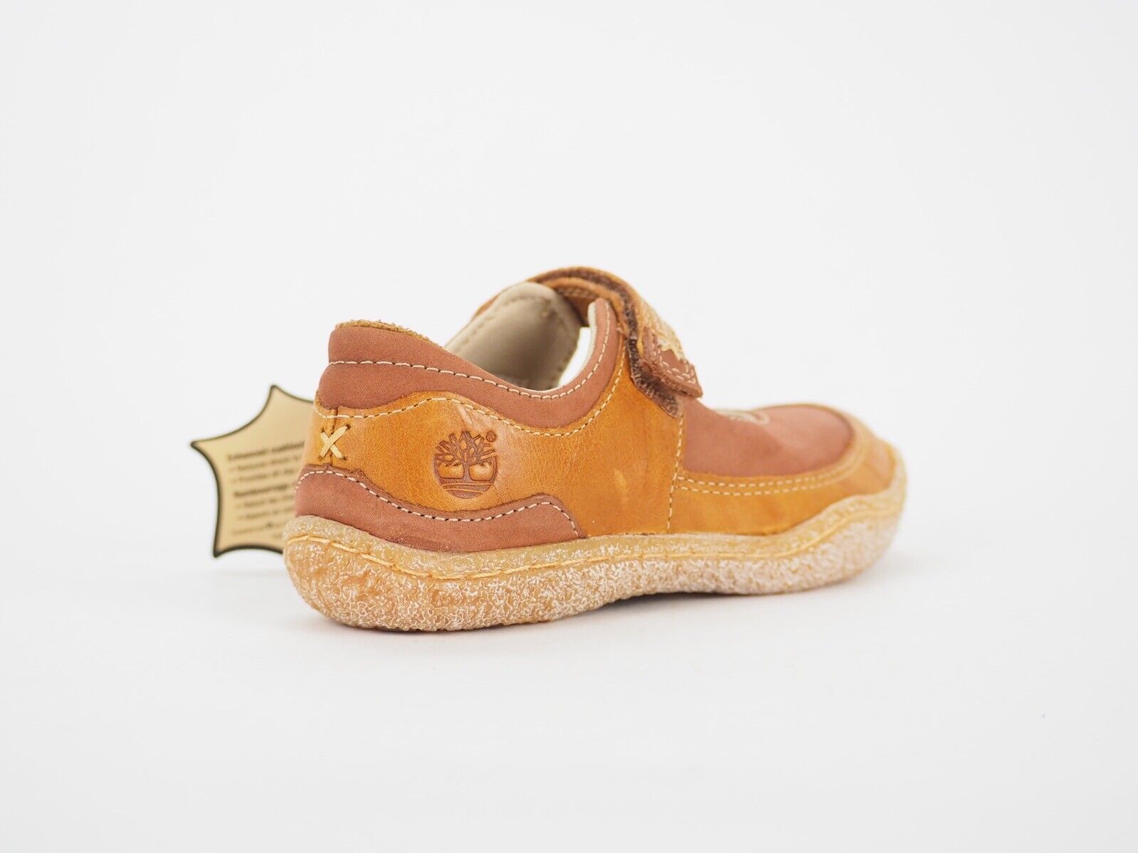 Girls Timberland Grafton Hill 51883 Light Brown Leather Casual Light Kids Shoes