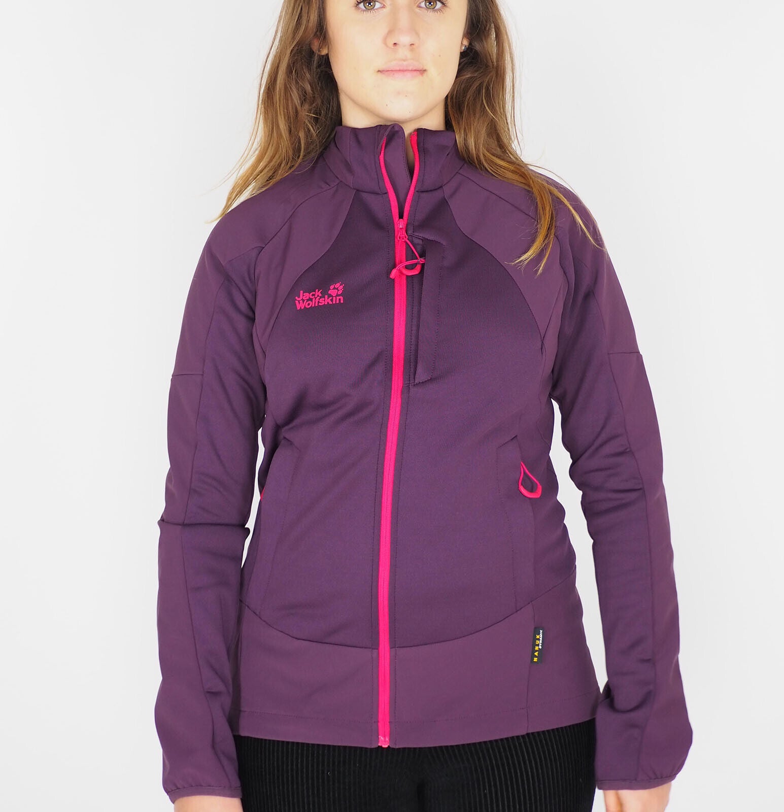 Womens Jack Wolfskin Resilient Dynamic 1702871 Grapevine Zip Up Trekking Jacket