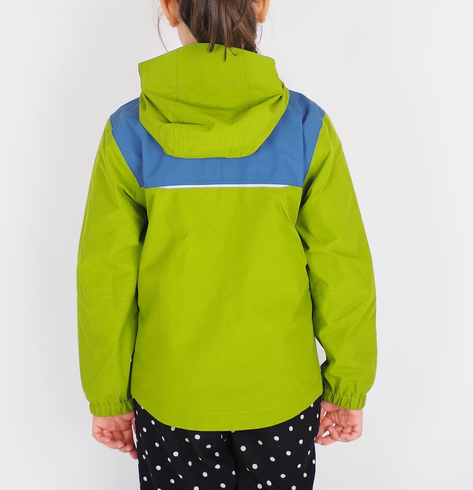 Kids Unisex Jack Wolfskin Oak Creek 1607111 Green Tea Waterproof Jacket