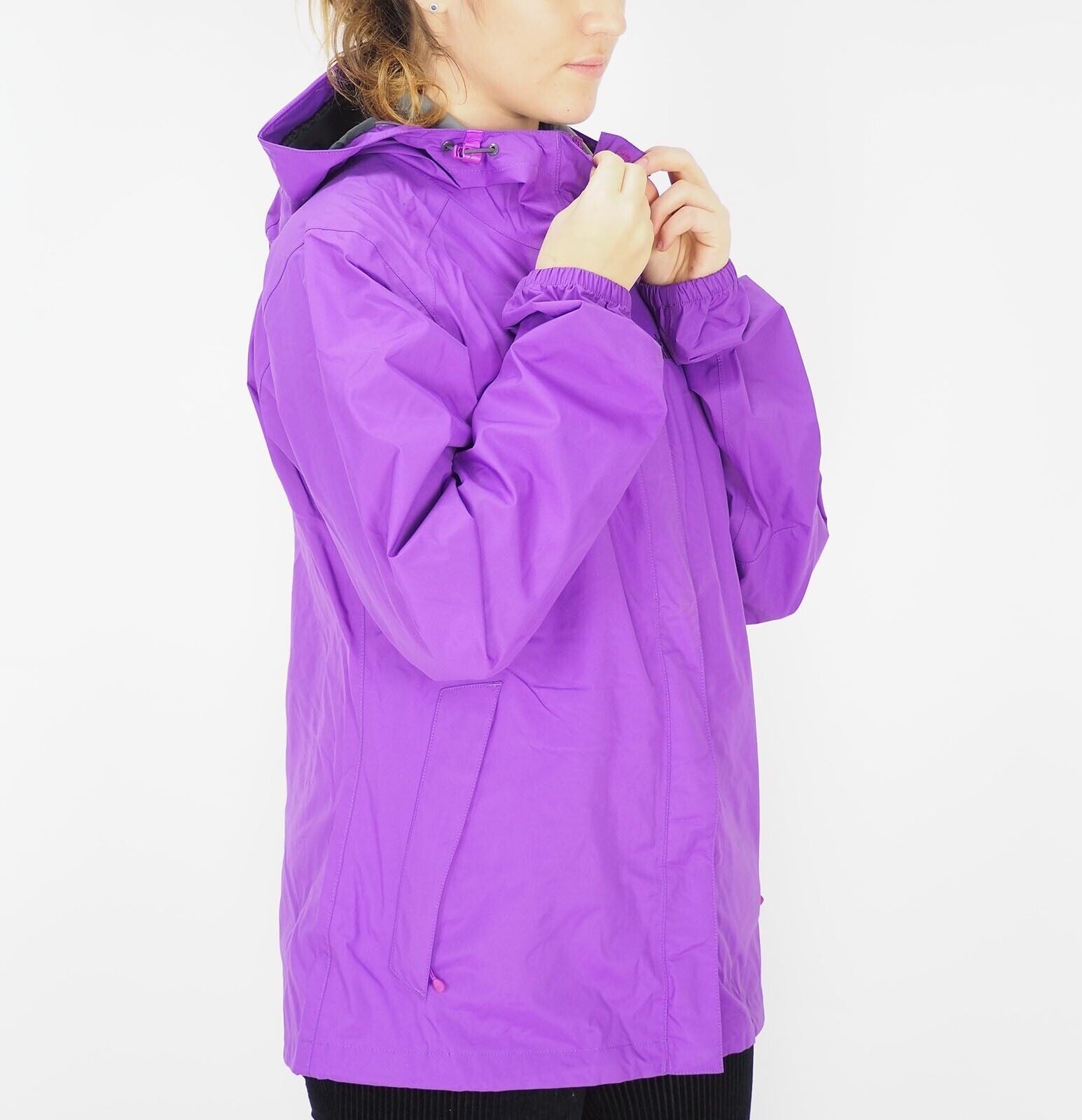 Womens Jack Wolfskin Cloudburst 1104941 Hyacynth Windproof Waterproof Jacket