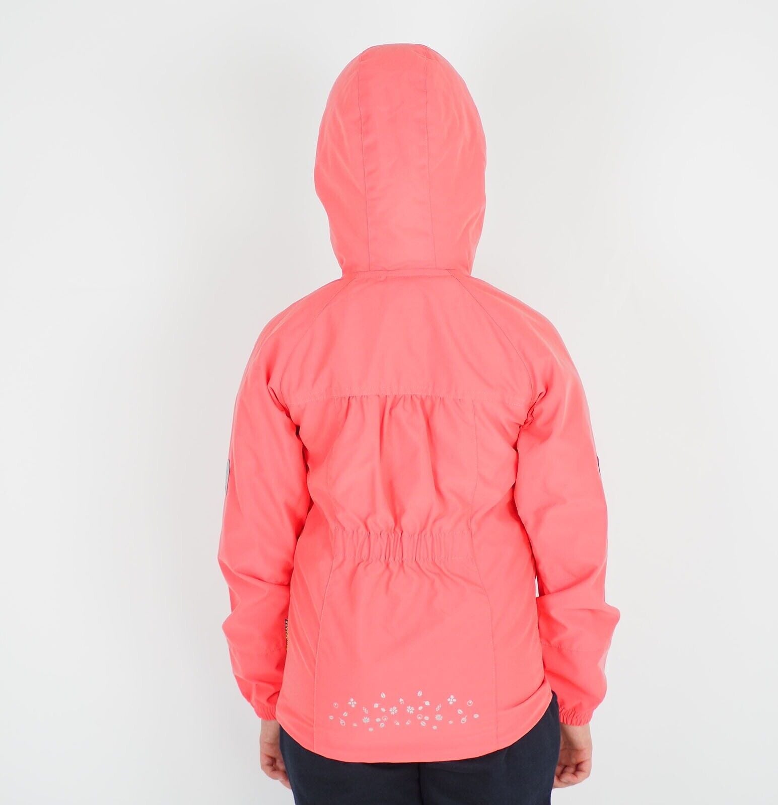 Girls Jack Wolfskin Stormwalk 1603651 Grapefruit Windproof Jacket