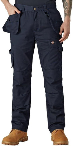 Mens Dickies Redhawk Pro Navy Work Strong Trousers 