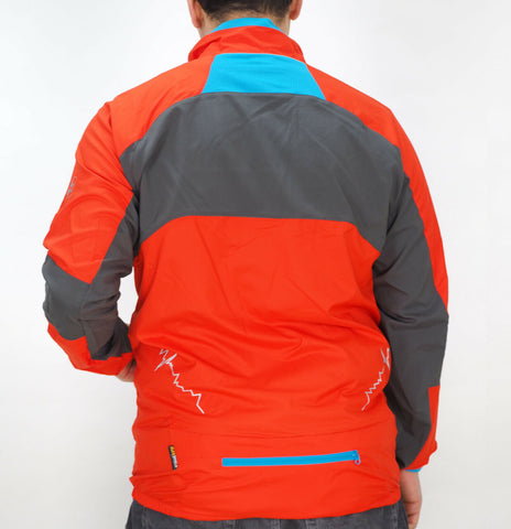 Mens Jack Wolfskin Exhalation Flyweight 1303051 Bright Pumpkin Active Jacket