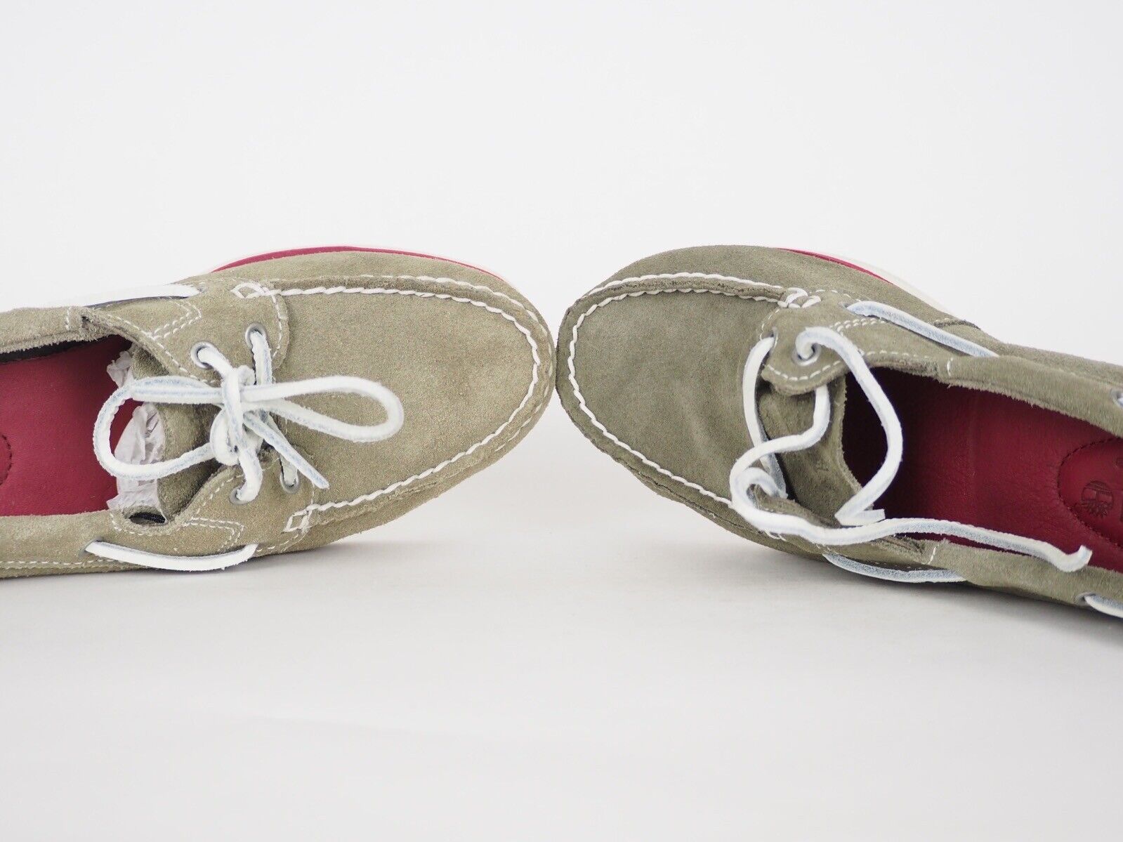 Womens Timberland EK Clasic 2 Eye 8224A Grey Leather Boat Shoes UK 6.5 - London Top Style