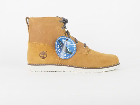 Juniors Timberland Newmarket Chukka A1CEE Wheat Leather Lace Up Boots