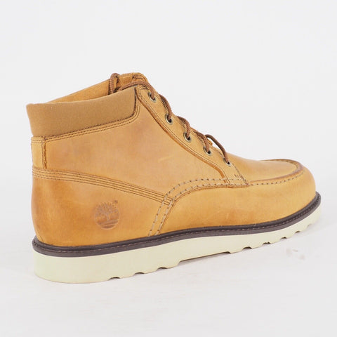 Mens Timberland Newmarket Wedge Chukka 6765A Wheat Leather Lace Walking Boots