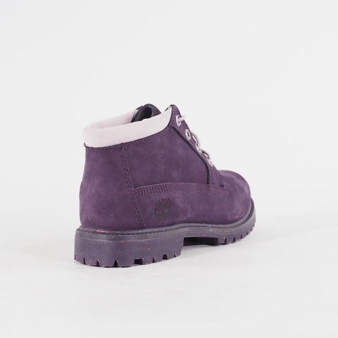 Womens Timberland Nellie A1WCH Purple Leather Lace Up Waterproof Walking Boots