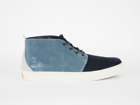 Mens Timberland Adventure A18BK Blue Suede Leather Trainers Casual Chukka Boots