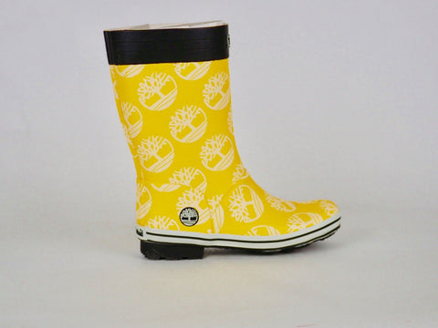 Girls Timberland Classic Rain 89714 Yellow Wellingtons Pull On Rain Wellies