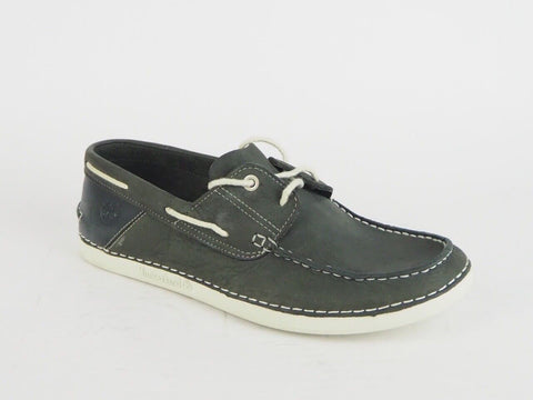 Mens Timberland Earthkeepers 2.0 Boat 20514 Navy Leather Lace Up Boat Shoes