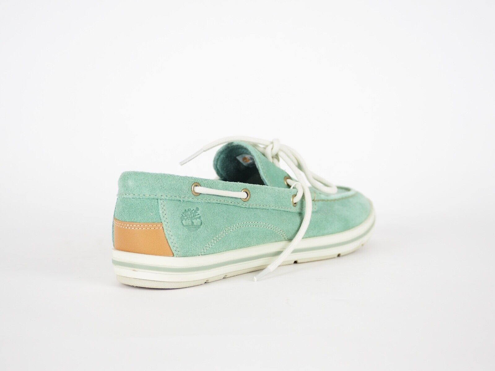 Womens Timberland EK Casco Bay 3951R Aqua Suede Slip On Boat Shoes - London Top Style