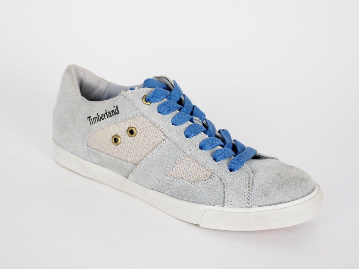 Womens Timberland EK Glastonbury 8234B Blue Suede Fabric Lace Up Trainers UK 5 - London Top Style