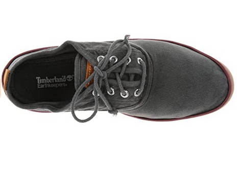 Mens Timberland Earhkeepers Handcrafted 5309A Grey 4 Eye Lace Up Casual Shoes