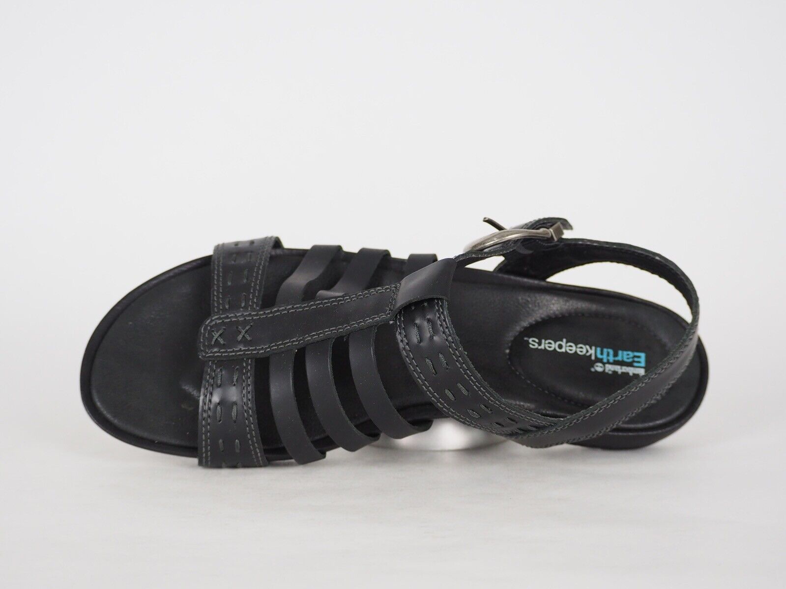 Womens Timberland Plesant Bay 25639 Black Leather Casual Light Gladiator Sandals